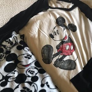 Mickey Mouse PJ’s.